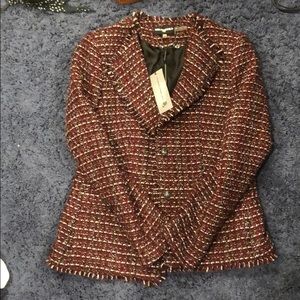 Karl Lagerfeld Burgundy Blazer